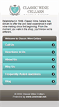 Mobile Screenshot of classicwinecellars.mobi